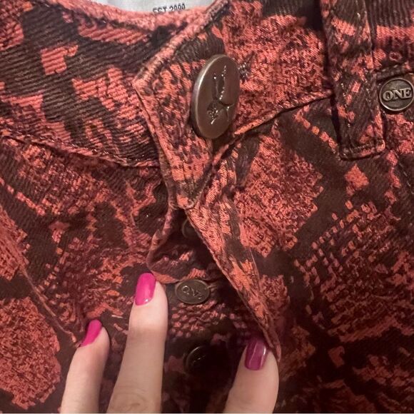 NWOT One Teaspoon Bonitas High Waist Denim Shorts - Python size 26 women's - Picture 16 of 16